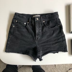 Madewell high-rise denim shorts